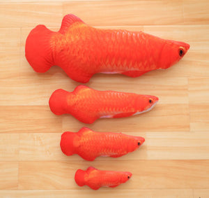 Funny Lifelike Fish Shape Pet Cat Kitten Teaser Cute Simulation Fish Playing Toy Catnip Toy Pillow Doll