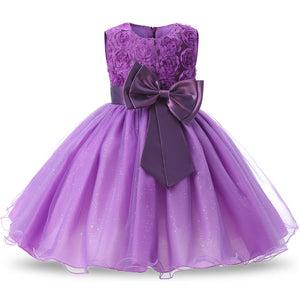 Princess Flower Girl Dress Summer Tutu Wedding Birthday Party Dresses For Girls Children's Costume Teenager Prom Designs