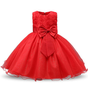 Princess Flower Girl Dress Summer Tutu Wedding Birthday Party Dresses For Girls Children's Costume Teenager Prom Designs