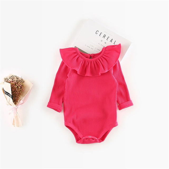 Summer Baby Girl Rompers Spring Princess Newborn Baby Clothes For 0-2Y Girls Boys Long Sleeve Jumpsuit Kids Baby Outfits Clothes